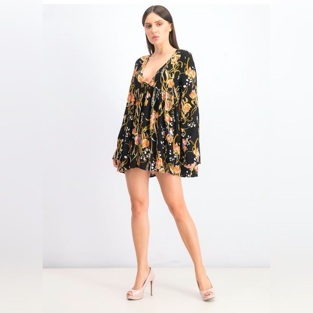 Free People Bella Floral Mini Dress Size XS